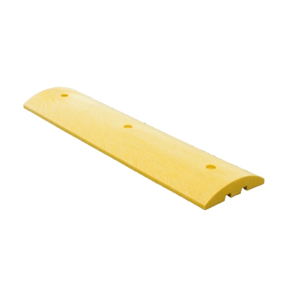 10' Standard Yellow Speed Bump w/Channels Plastics R Unique - Committed ...