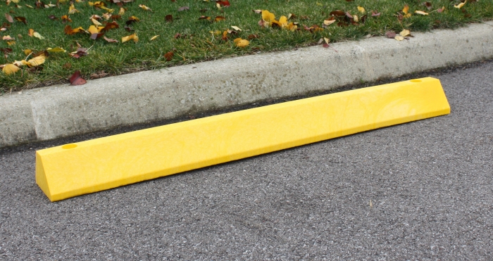 Standard Solid 4' Parking Block - YellowPlastics R Unique - Committed ...