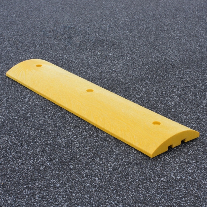 4’ Deluxe Yellow Speed Bump with Channels