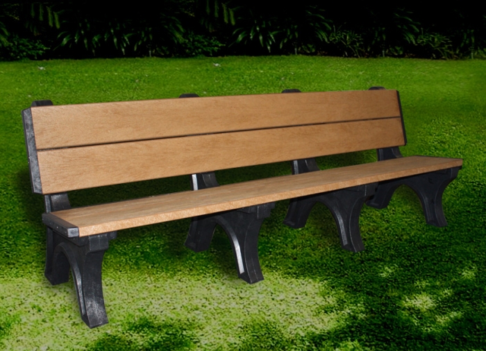 8’ Deluxe Park Bench