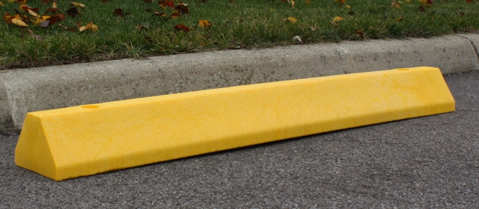 Deluxe Solid 4’ Parking Block - Yellow 