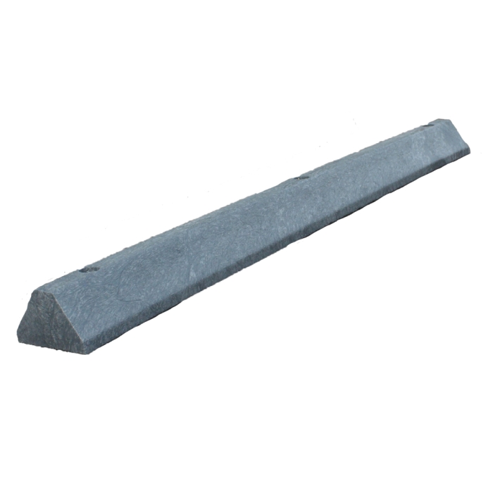 Deluxe Solid 6’ Parking Block - Charcoal