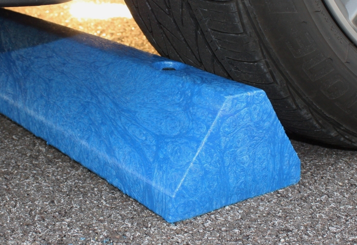 Deluxe Solid 4’ Parking Block - Blue