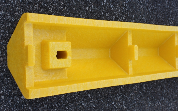 3 1/4” Ultra 6’ Parking Block - Yellow 