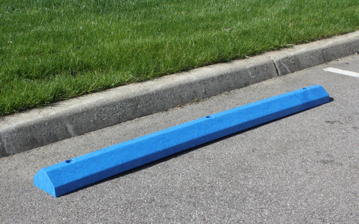 Compact Solid 6’ Parking Block - Blue 