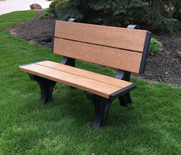 4’ Deluxe Park Bench