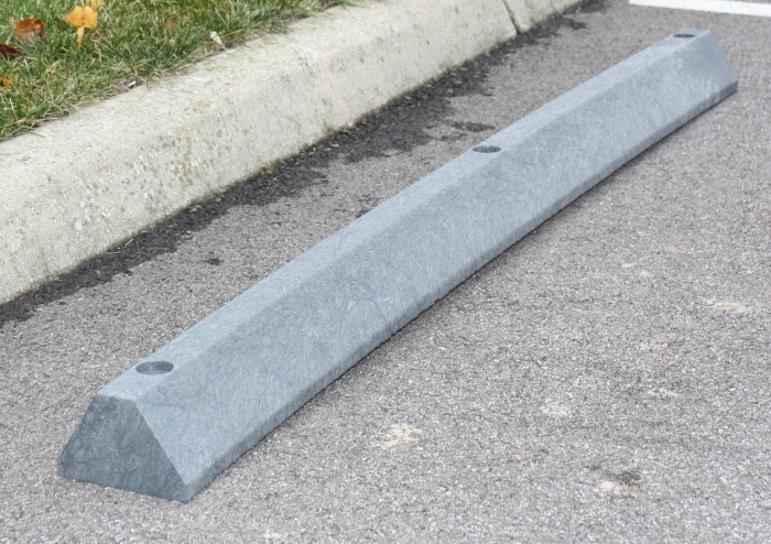 Standard Solid 6’ Parking Block - Charcoal