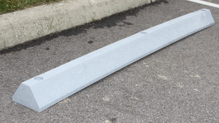 Standard Solid 6’ Parking Block - Gray
