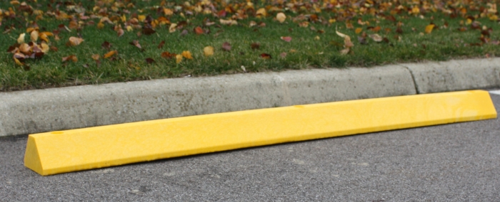 Standard Solid 6’ Parking Block - Yellow