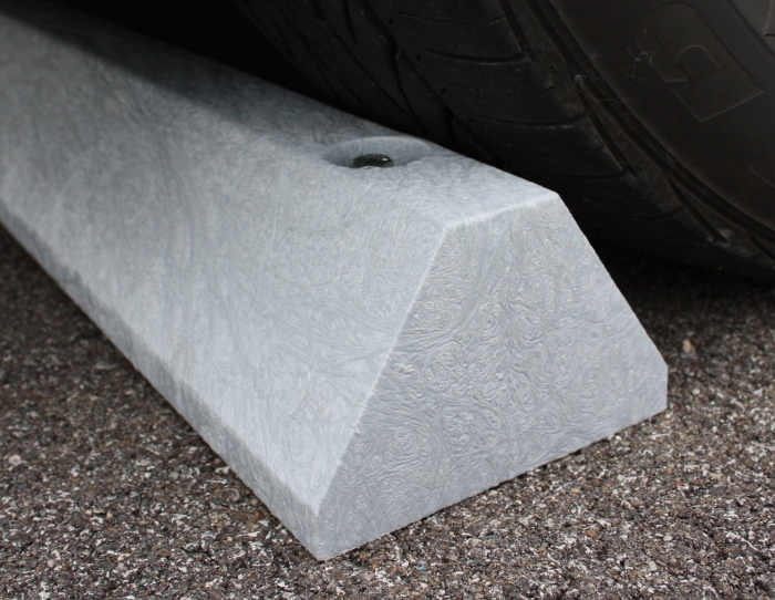 Standard Solid 4’ Parking Block - Gray